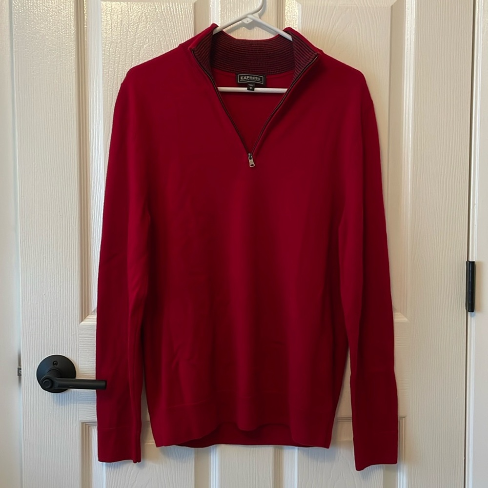 Express 3/4 Zip Sweater
